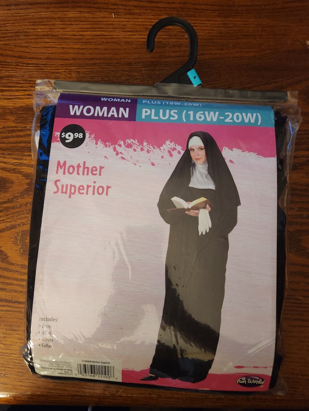 Mother Superior Nun Costume for Women - Black by Fun World
